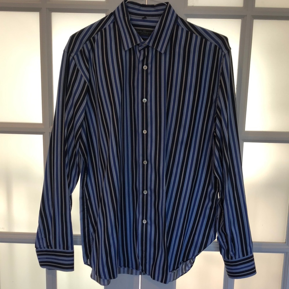 Salvatore Ferragamo Long Sleeve Dress Shirt